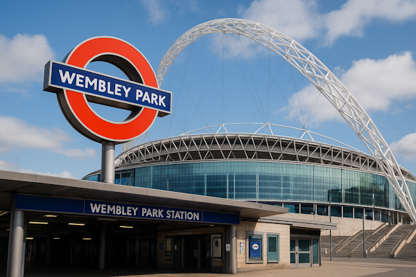 Die U-Bahn-Station Wembley Park
